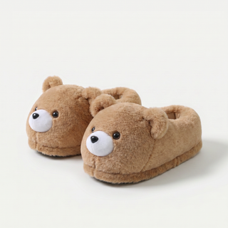 Teddy Pantofole Peluche A Forma Di Orsetto