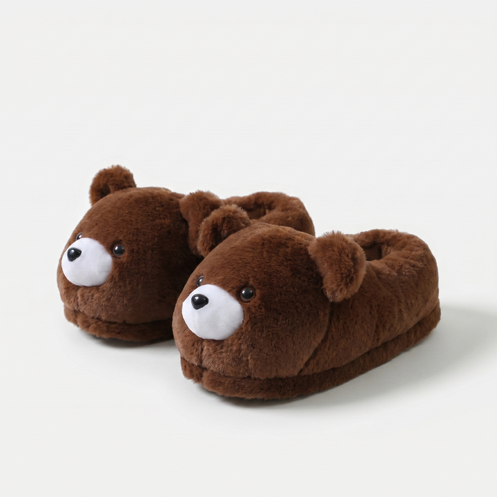 Teddy Pantofole Peluche A Forma Di Orsetto