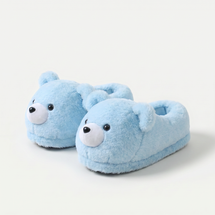 Teddy Pantofole Peluche A Forma Di Orsetto