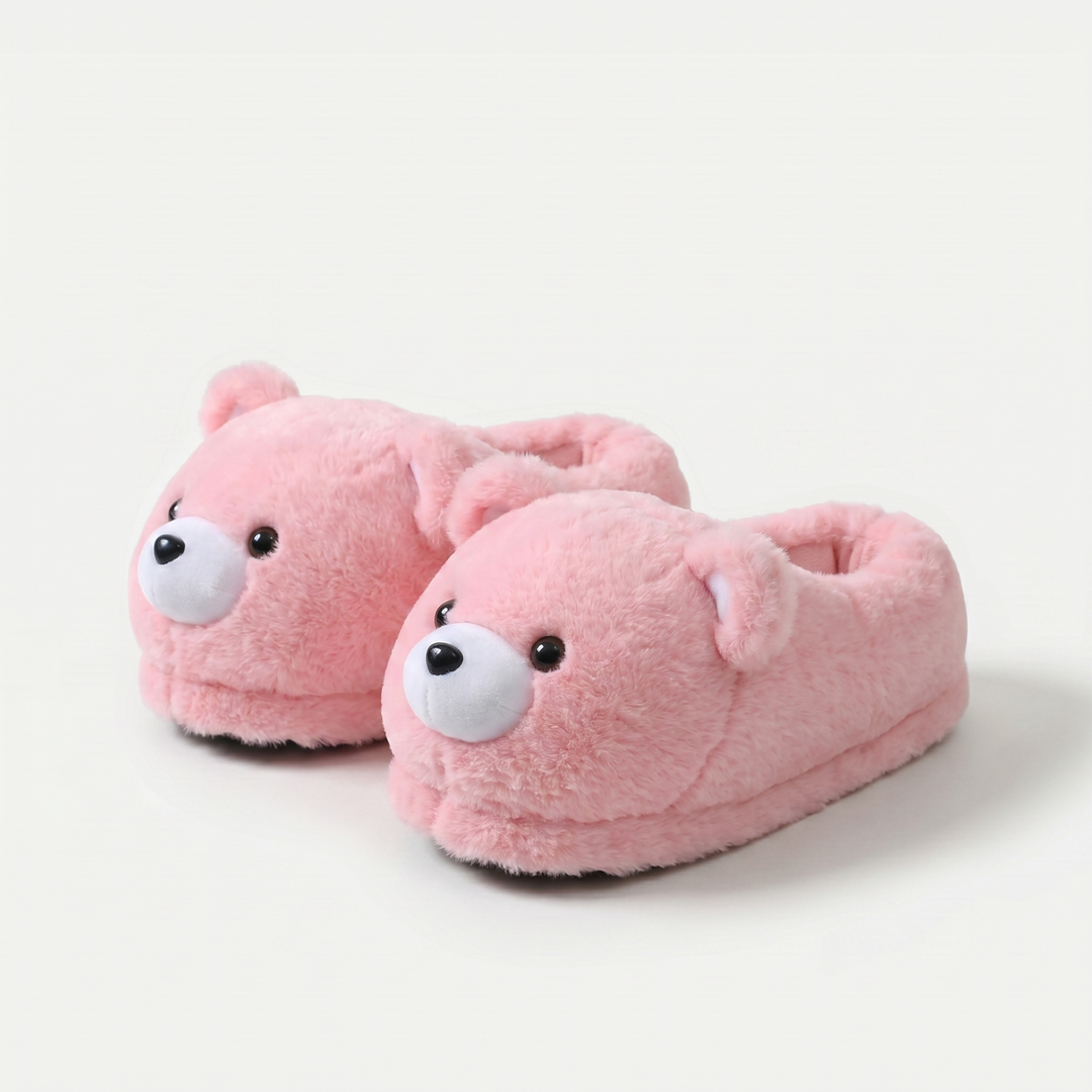 Teddy Pantofole Peluche A Forma Di Orsetto