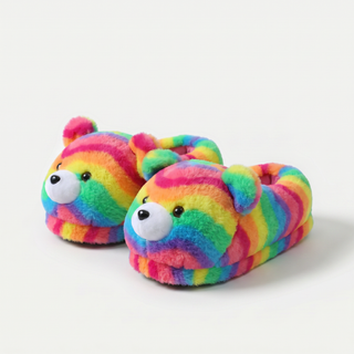 Teddy Pantofole Peluche A Forma Di Orsetto