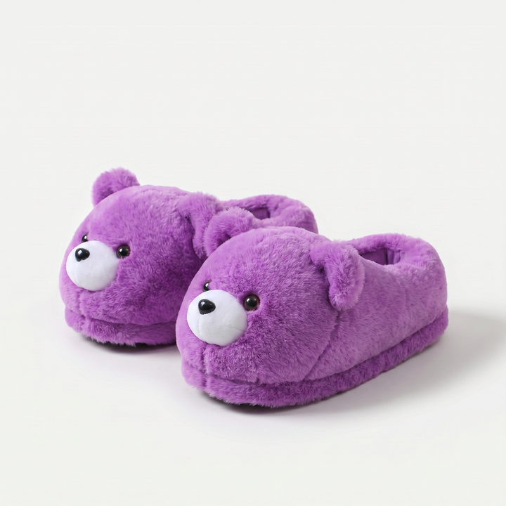 Teddy Pantofole Peluche A Forma Di Orsetto
