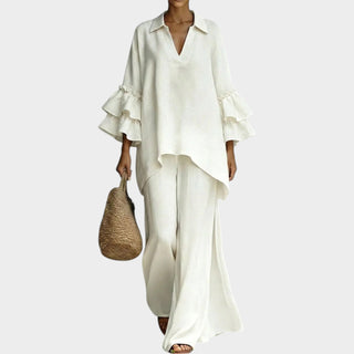 Leire | Elegante Completo Composto da Top e Pantaloni