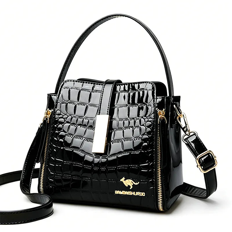 Amandéa™ — Sac crocodile élégant luxe quotidien