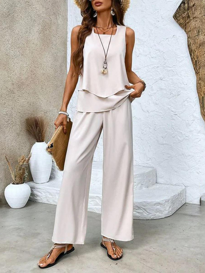 Averie | Elegante Set Estivo a tinta unita