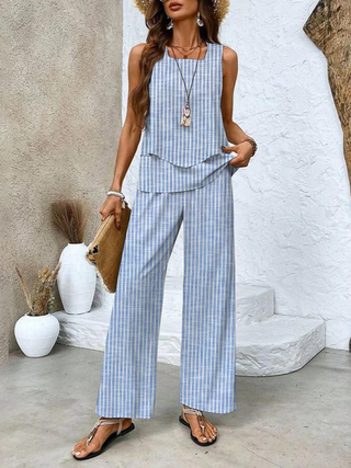 Averie | Elegante Set Estivo a righe