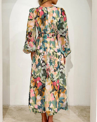 Celine | Abito Femminile con Motivo Floreale