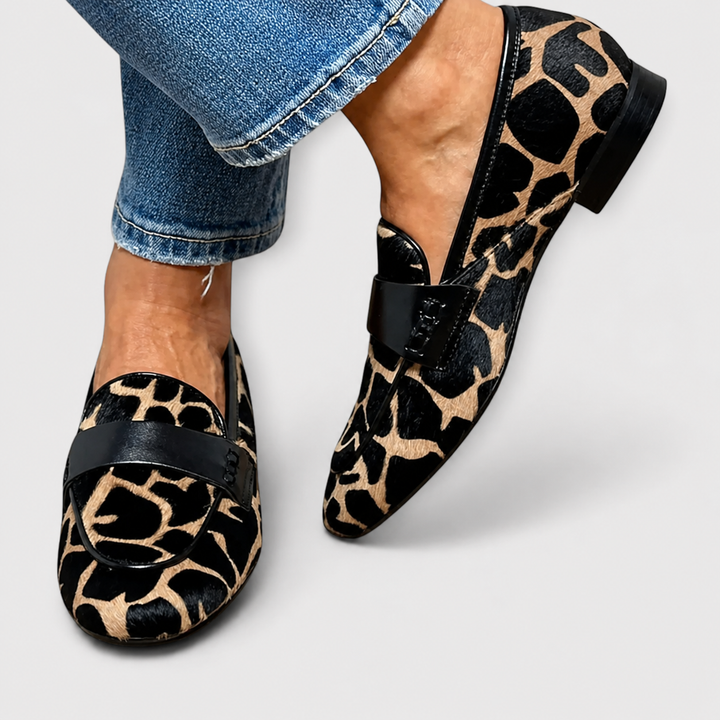 Léonie™ | Mocassino Leopardo