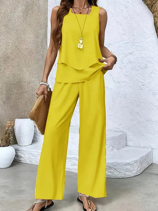 Averie | Elegante Set Estivo a tinta unita