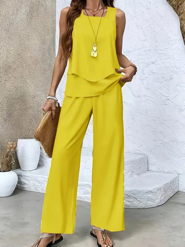 Averie | Elegante Set Estivo a tinta unita