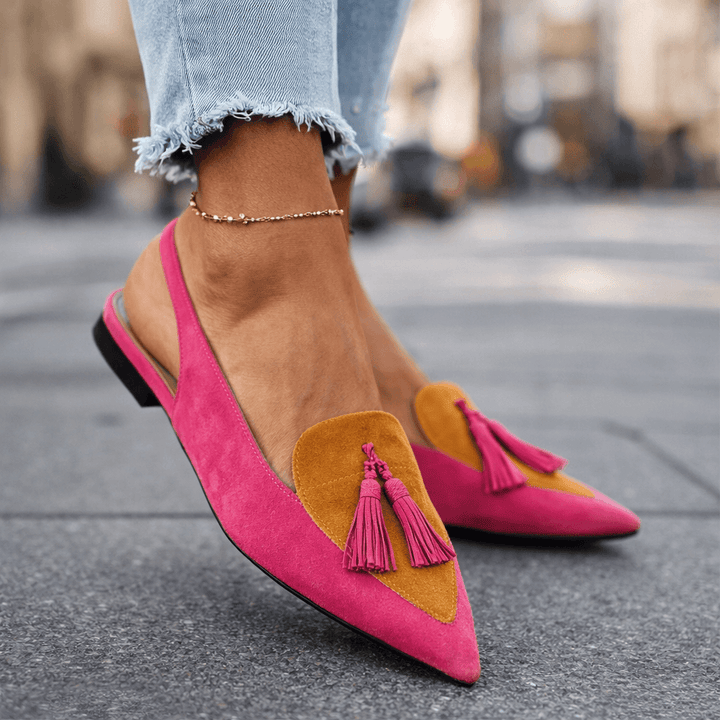Lorena | Sandali con Laccetti con Nappe Chic