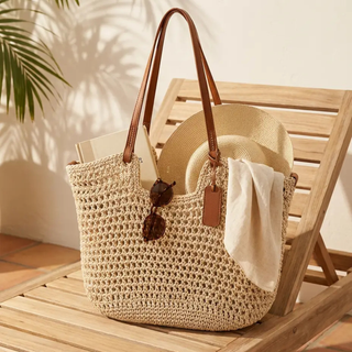 Gioia | Borsa Shopper Intrecciata a Mano all'Uncinetto