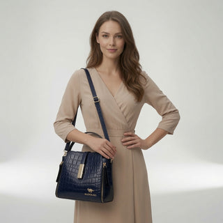 Amandéa™ — Sac crocodile élégant luxe quotidien