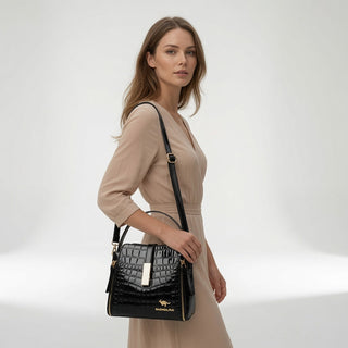 Amandéa™ — Sac crocodile élégant luxe quotidien
