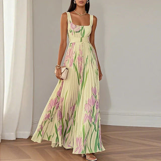 Oriah | Abito Maxi A-Line Floreale