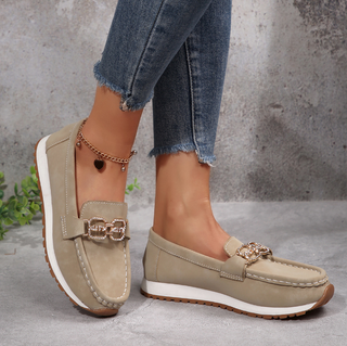 Emma Mocassini Comfort Chic Fibbia Diamante