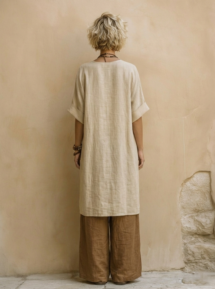 Valentina | Completo Bohemien Lungo Ricamato