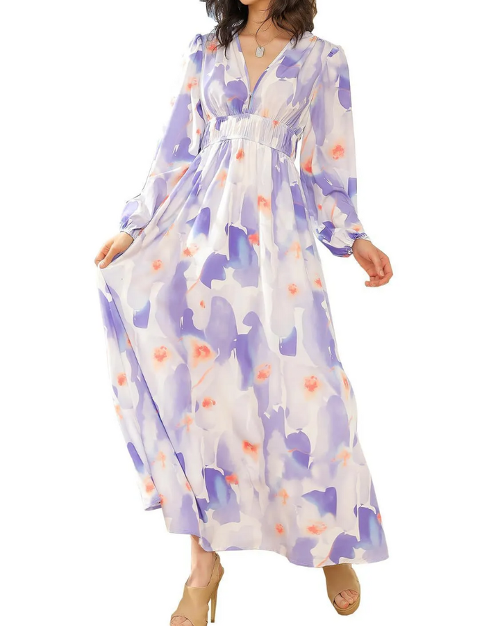 Celine | Abito Femminile con Motivo Floreale