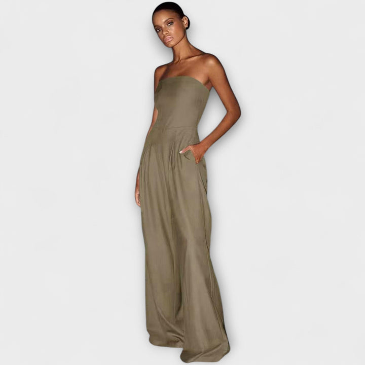 Kiora  | Elegante Tuta Senza Spalline