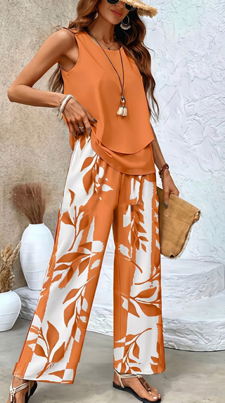 Averie | Elegante set estivo flora